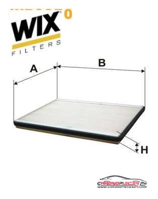 Achat de WIX FILTERS WP9370 Filtre, air de l'habitacle pas chères