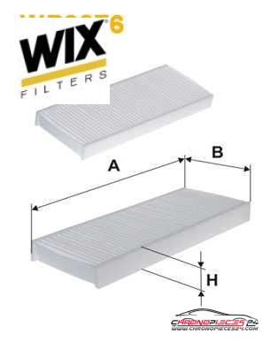 Achat de WIX FILTERS WP9376 Filtre, air de l'habitacle pas chères