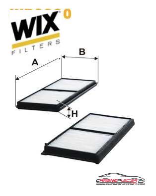 Achat de WIX FILTERS WP9380 Filtre, air de l'habitacle pas chères