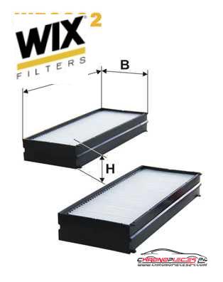 Achat de WIX FILTERS WP9392 Filtre, air de l'habitacle pas chères