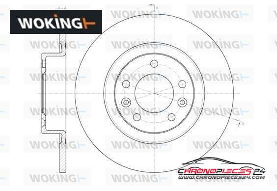 Achat de WOKING D61473.00 Disque de frein pas chères