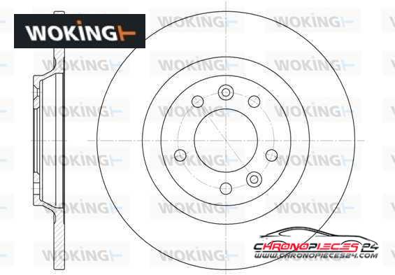 Achat de WOKING D6690.00 Disque de frein pas chères
