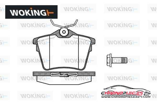 Achat de WOKING P10033.00 Kit de plaquettes de frein, frein à disque pas chères