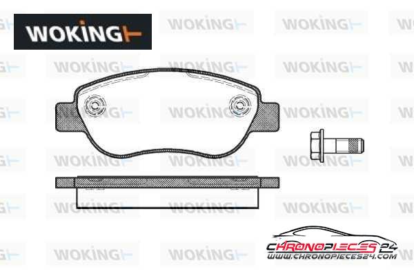 Achat de WOKING P11693.00 Kit de plaquettes de frein, frein à disque pas chères