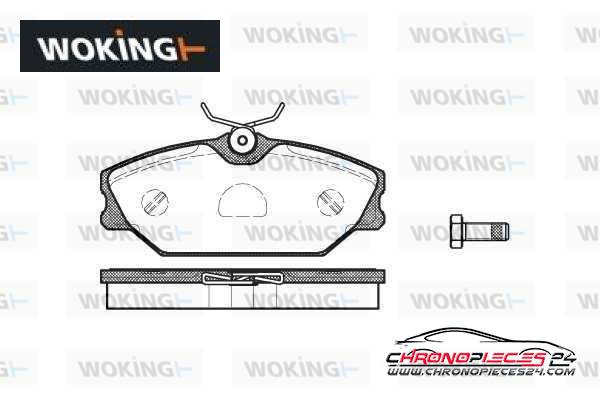 Achat de WOKING P3083.00 Kit de plaquettes de frein, frein à disque pas chères