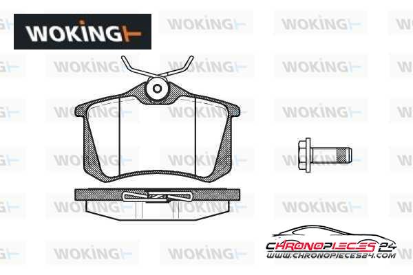 Achat de WOKING P3633.05 Kit de plaquettes de frein, frein à disque pas chères