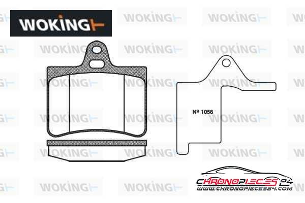 Achat de WOKING P9303.00 Kit de plaquettes de frein, frein à disque pas chères