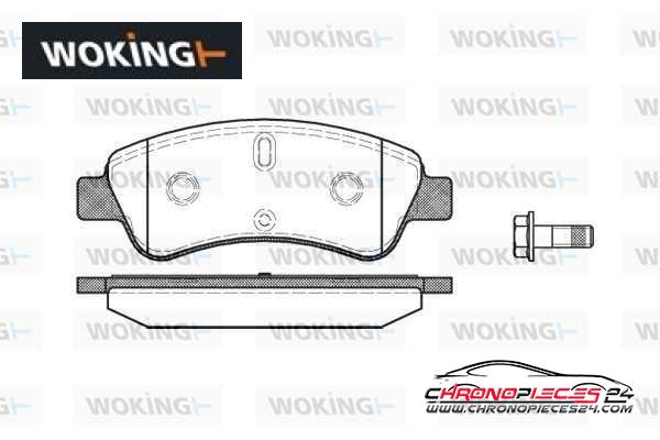 Achat de WOKING P9403.10 Kit de plaquettes de frein, frein à disque pas chères