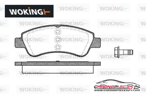 Achat de WOKING P9403.20 Kit de plaquettes de frein, frein à disque pas chères