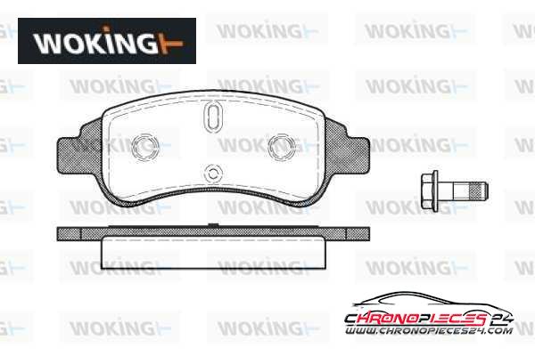 Achat de WOKING P9403.30 Kit de plaquettes de frein, frein à disque pas chères