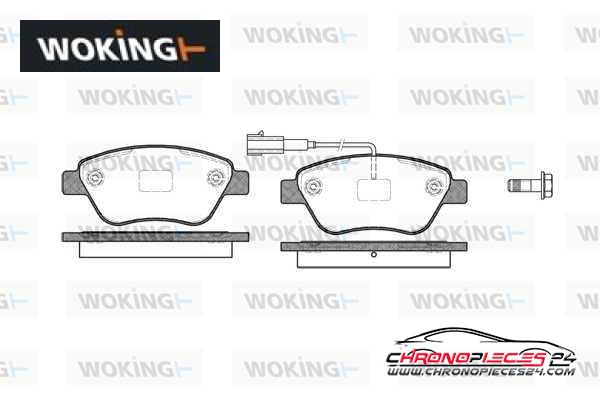 Achat de WOKING P9583.11 Kit de plaquettes de frein, frein à disque pas chères