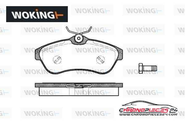 Achat de WOKING P9803.00 Kit de plaquettes de frein, frein à disque pas chères