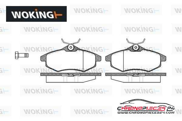 Achat de WOKING P9813.00 Kit de plaquettes de frein, frein à disque pas chères