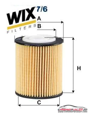 Achat de WIX FILTERS WL7555 Filtre à huile pas chères