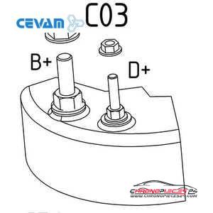 Achat de CEVAM 4080 Alternateur pas chères