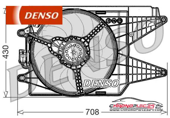 Achat de DENSO DER09049 Ventilateur, refroidissement du moteur pas chères