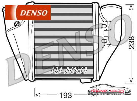 Achat de DENSO DIT02007 Intercooler, échangeur pas chères