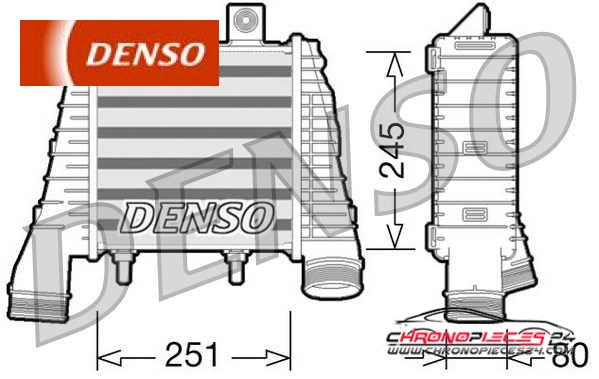 Achat de DENSO DIT02009 Intercooler, échangeur pas chères