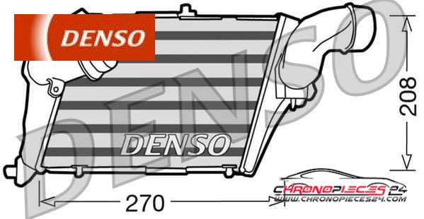 Achat de DENSO DIT02012 Intercooler, échangeur pas chères