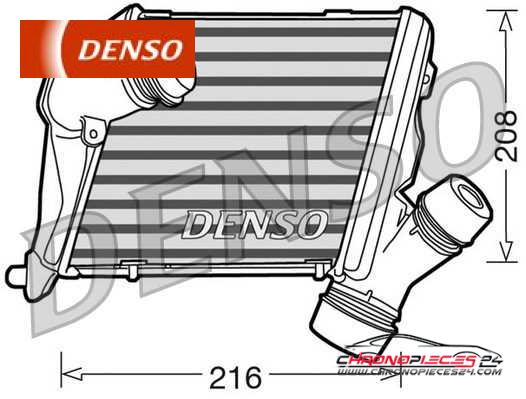 Achat de DENSO DIT02014 Intercooler, échangeur pas chères