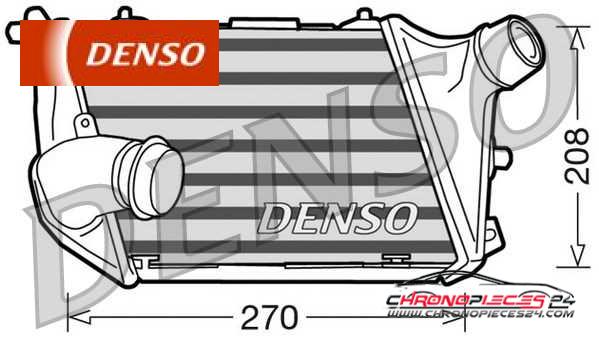 Achat de DENSO DIT02015 Intercooler, échangeur pas chères