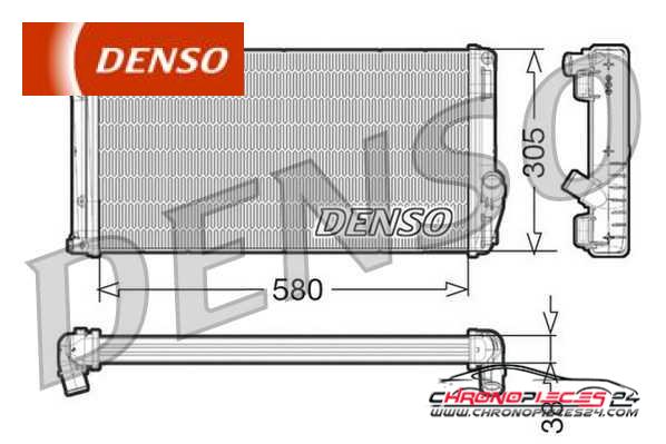 Achat de DENSO DRM13020 Radiateur, refroidissement du moteur pas chères