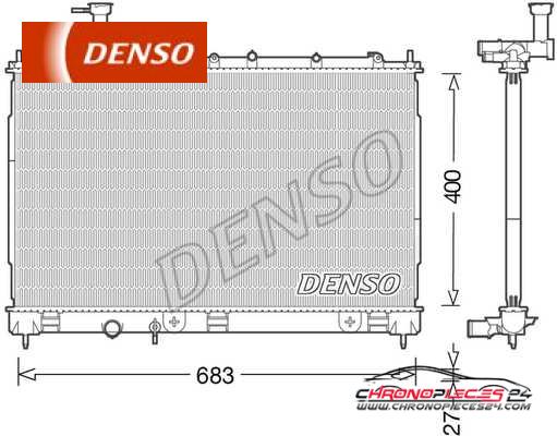 Achat de DENSO DRM45038 Radiateur, refroidissement du moteur pas chères