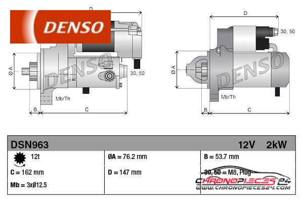 Achat de DENSO DSN963 Démarreur pas chères