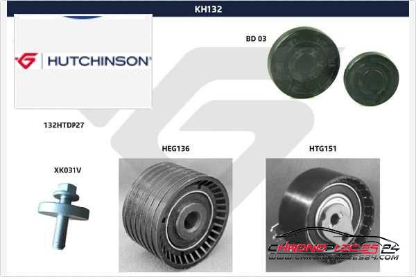 Achat de HUTCHINSON KH 132 Kit de distribution pas chères