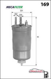 Achat de MECAFILTER ELG5482 Filtre à carburant pas chères