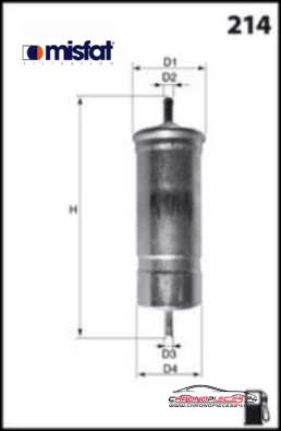 Achat de MISFAT E508 Filtre à carburant pas chères