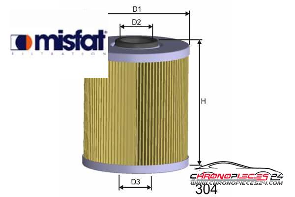 Achat de MISFAT F135 Filtre à carburant pas chères