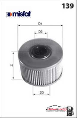 Achat de MISFAT F135 Filtre à carburant pas chères