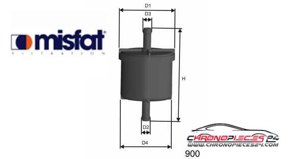 Achat de MISFAT E514 Filtre à carburant pas chères