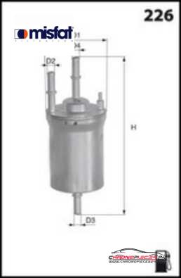 Achat de MISFAT E100/3 Filtre à carburant pas chères