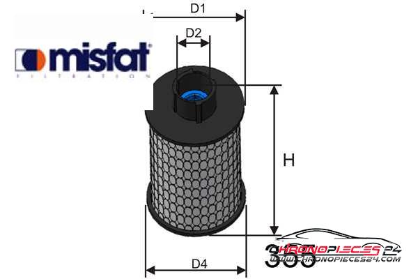 Achat de MISFAT F142 Filtre à carburant pas chères