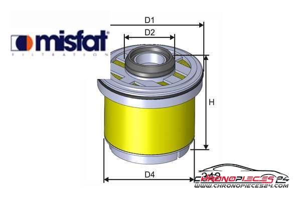 Achat de MISFAT F143 Filtre à carburant pas chères