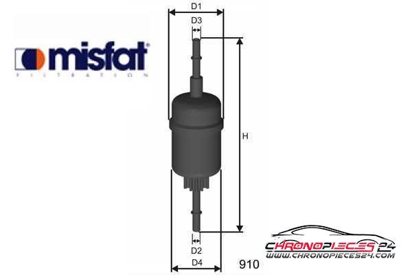 Achat de MISFAT E844 Filtre à carburant pas chères