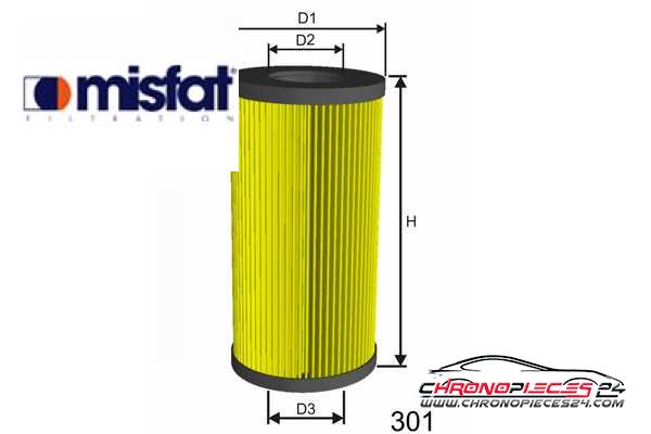 Achat de MISFAT F146 Filtre à carburant pas chères