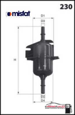 Achat de MISFAT E105 Filtre à carburant pas chères