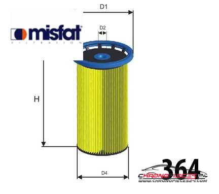 Achat de MISFAT F152 Filtre à carburant pas chères