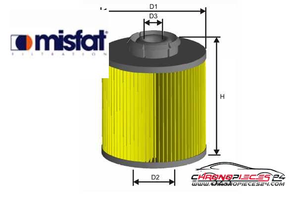 Achat de MISFAT F157 Filtre à carburant pas chères