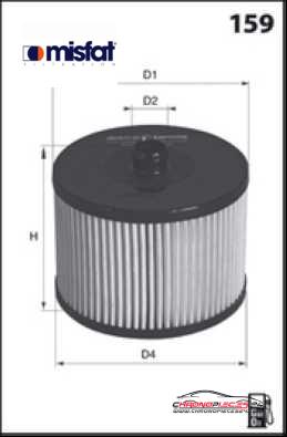 Achat de MISFAT F104 Filtre à carburant pas chères