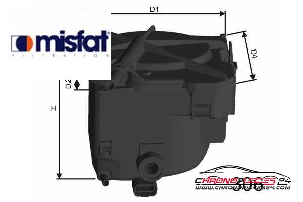 Achat de MISFAT F110 Filtre à carburant pas chères