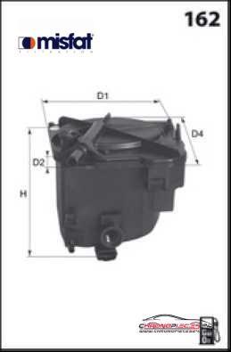 Achat de MISFAT F110 Filtre à carburant pas chères