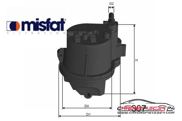 Achat de MISFAT F112 Filtre à carburant pas chères