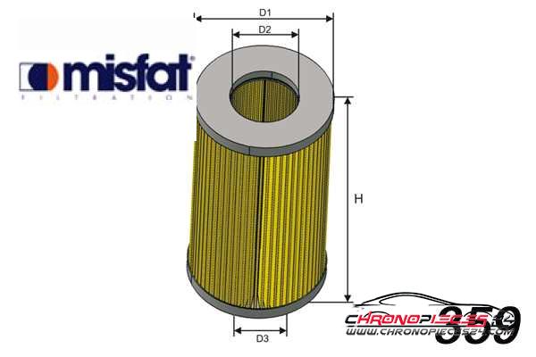 Achat de MISFAT L054 Filtre à huile pas chères