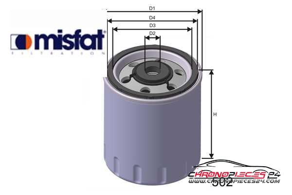 Achat de MISFAT M344 Filtre à carburant pas chères