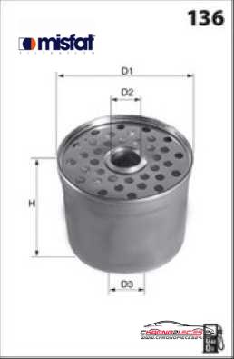 Achat de MISFAT M361 Filtre à carburant pas chères