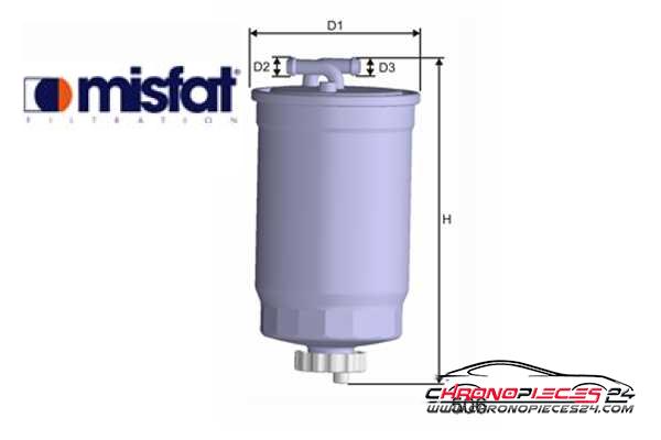 Achat de MISFAT M365 Filtre à carburant pas chères